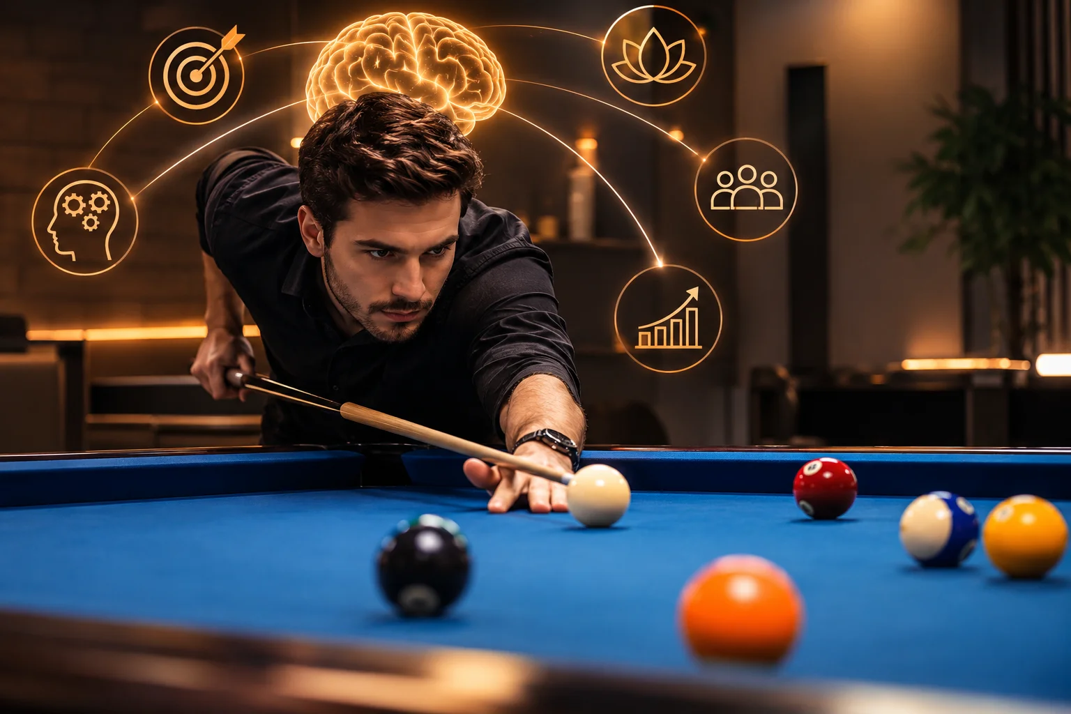 Billard und die Psychologie des Menschen: Wie kann ein Billardtisch das Verhalten positiv beeinflussen?